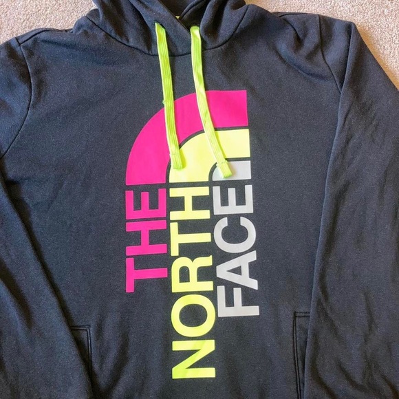 The north face hoodie black north face hoodie graphic spellout women size medium - Picture 4 of 4